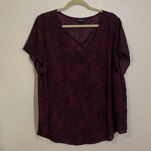 Torrid Cross Front Blouse
